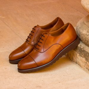 Cognac Men's Oxford Shoes