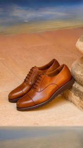 Cognac Men's Oxford Shoes