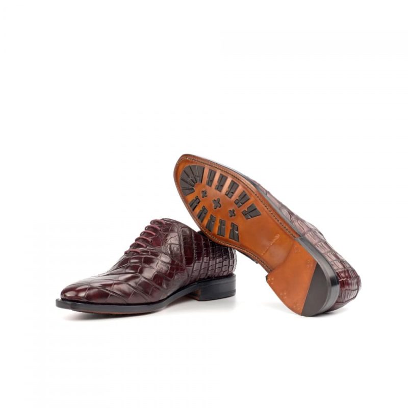 The Wabash Ave. Wholecut Oxford No. 4417 | Genuine Alligator - Image 4