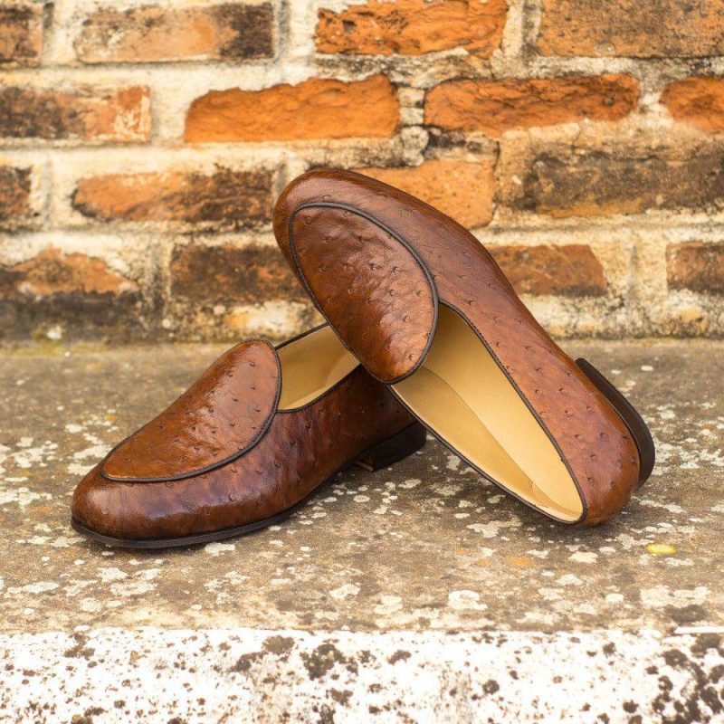 The Sheridan Rd. Belgian Loafer No. 4615 | Genuine Ostrich - Image 4