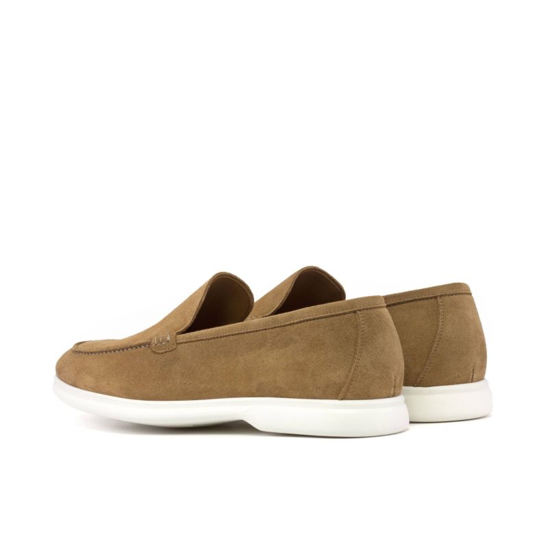 Tan Suede Men's Yacht Loafers