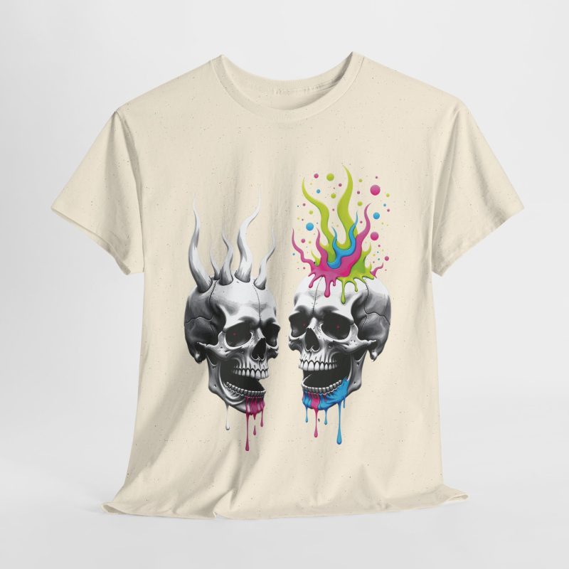 "Neon Mortality" Graphic Tee - Image 2