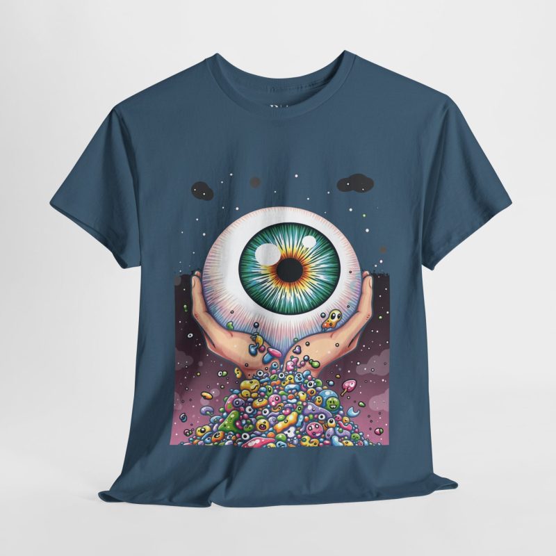 Cradling the Cosmic Eye - Graphic Tee - Image 4
