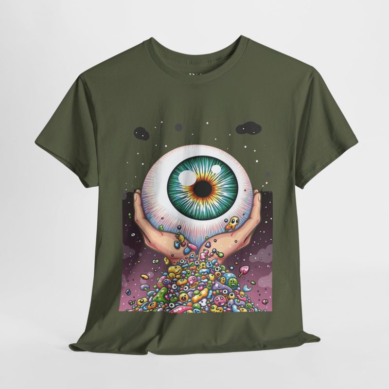 Cradling the Cosmic Eye - Graphic Tee - Image 3