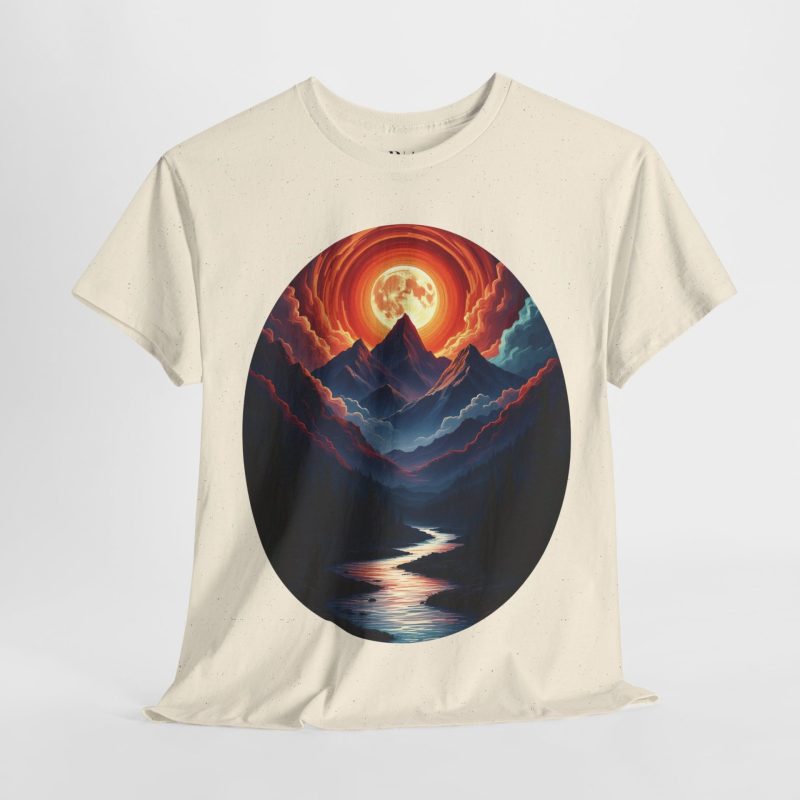 Moonrise in the Painted Mountains - Graphic Tee - Image 2