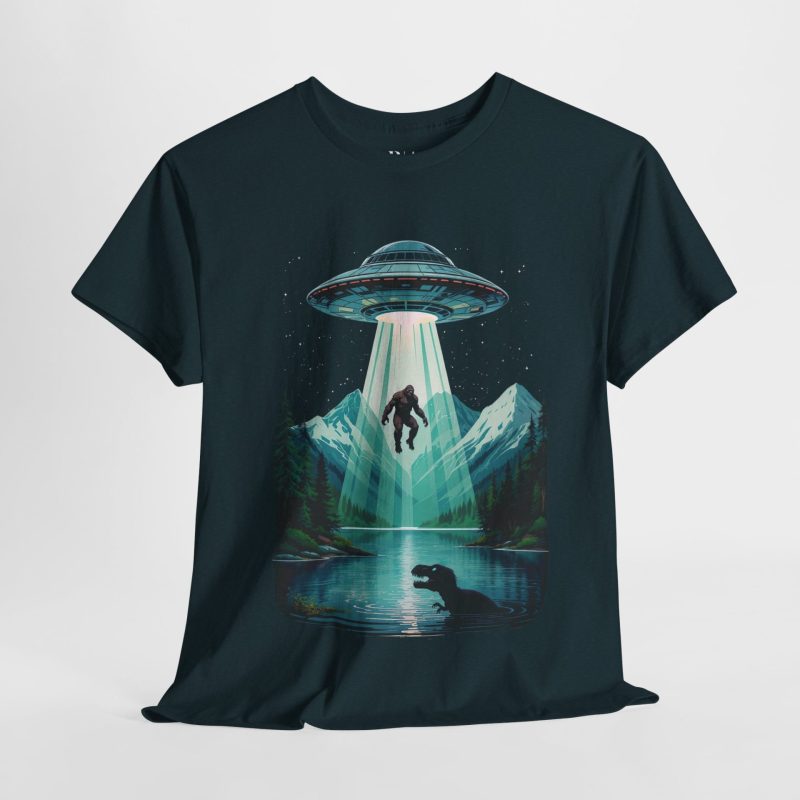 Bigfoot Gets Beamed Up - Graphic Tee - Image 3