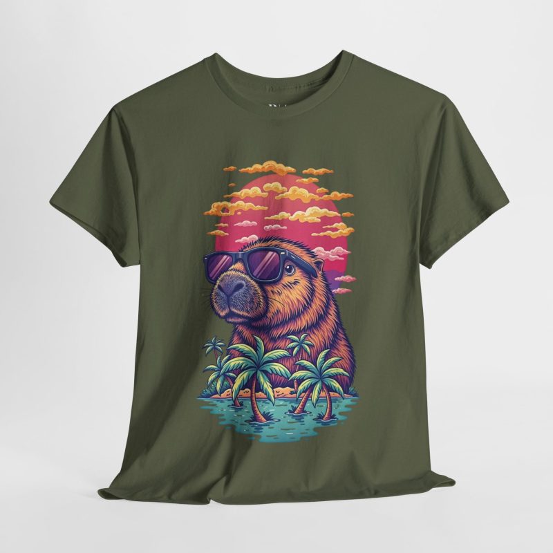 Capybara Cooldown - Graphic Tee - Image 3