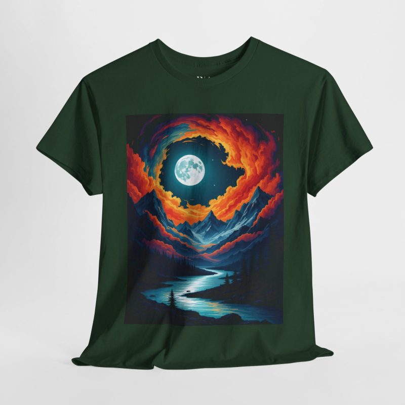 Enchanted Fire Peaks - Graphic Tee - Image 2