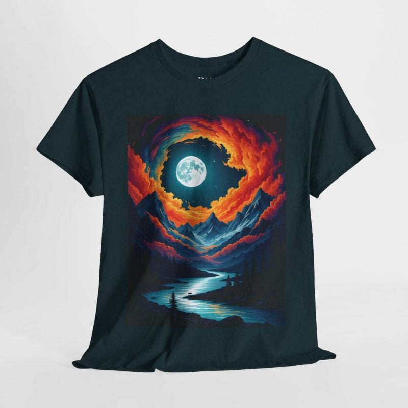 Enchanted Fire Peaks - Graphic Tee - Image 3