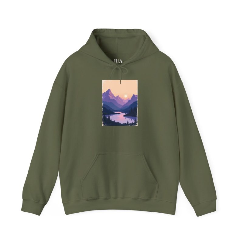 Alpine Afterglow - Hooded Sweatshirt - Image 4