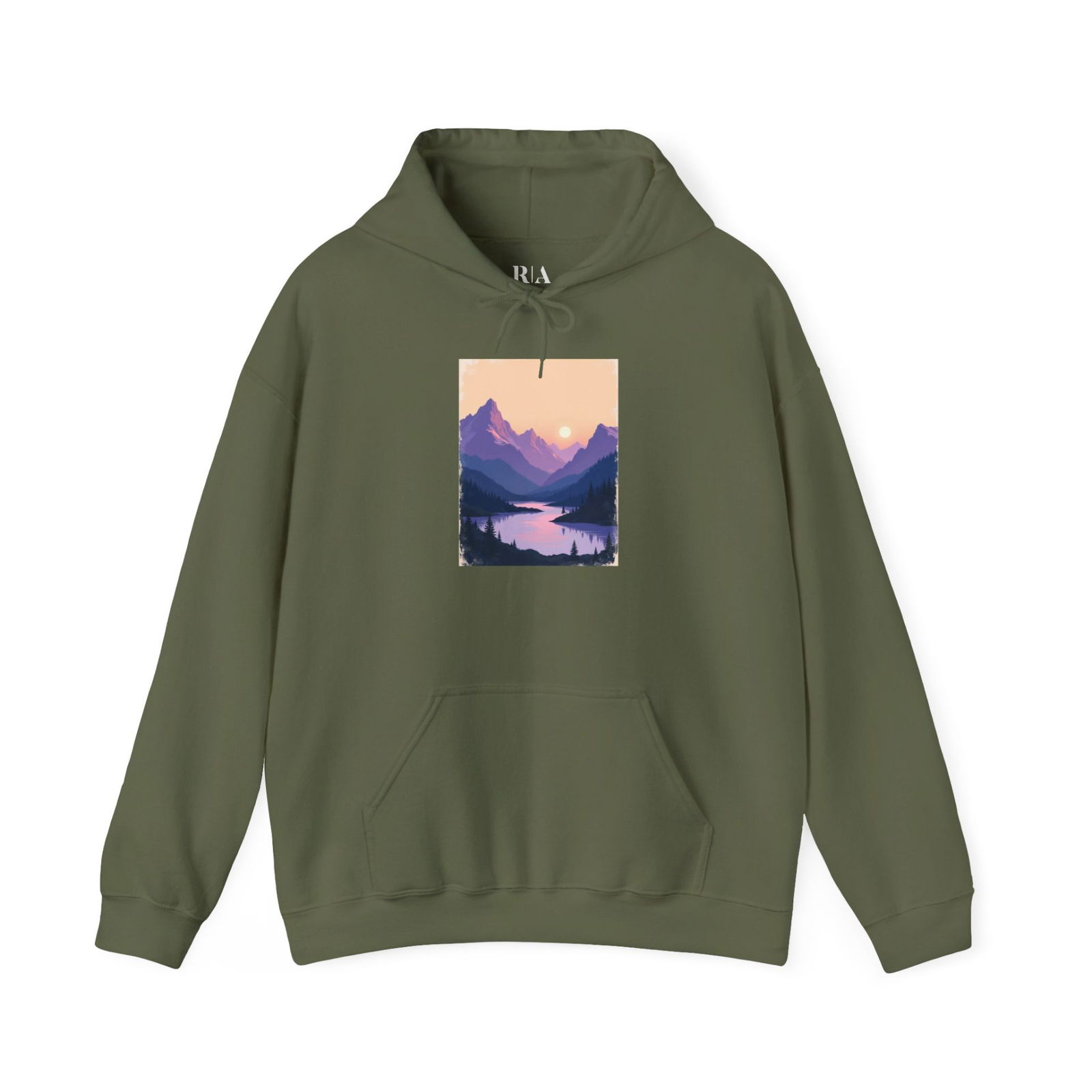 Alpine Afterglow - Hooded Sweatshirt - Image 4