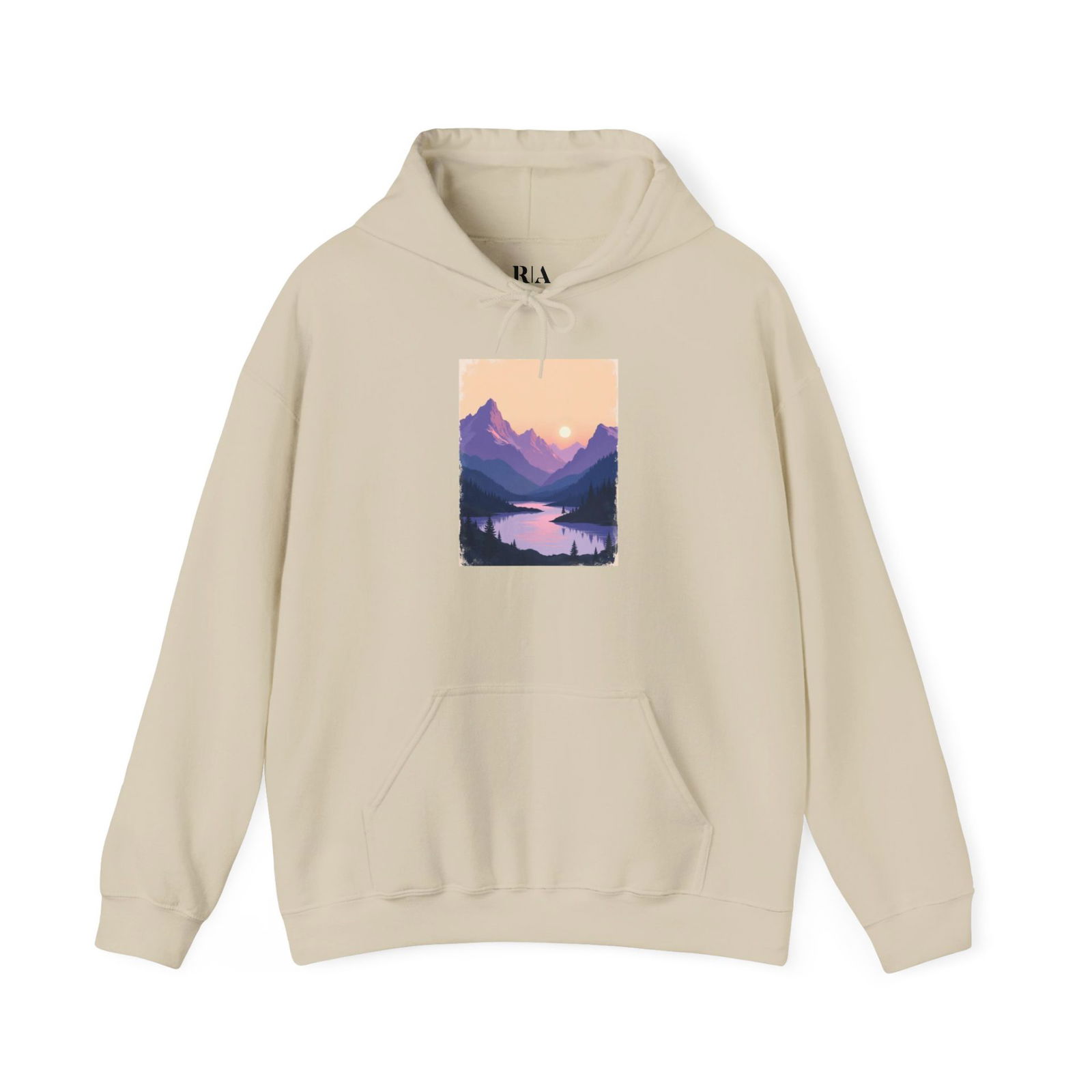 Alpine Afterglow - Hooded Sweatshirt - Image 3