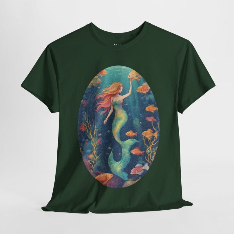 Flowing Tides, Dancing Fins - Graphic Tee - Image 3
