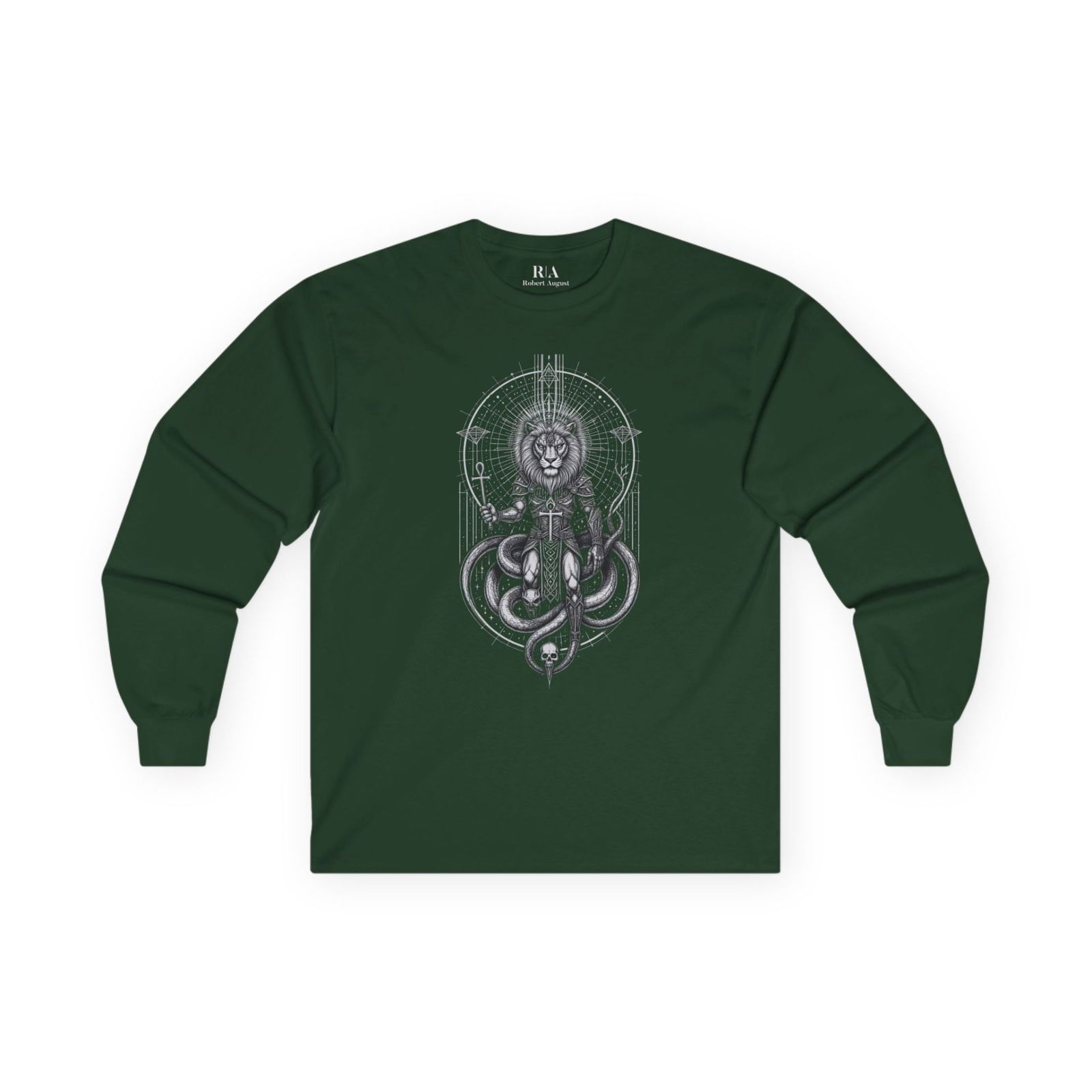 Ankh of Valor - Long Sleeve Graphic Tee - Image 3