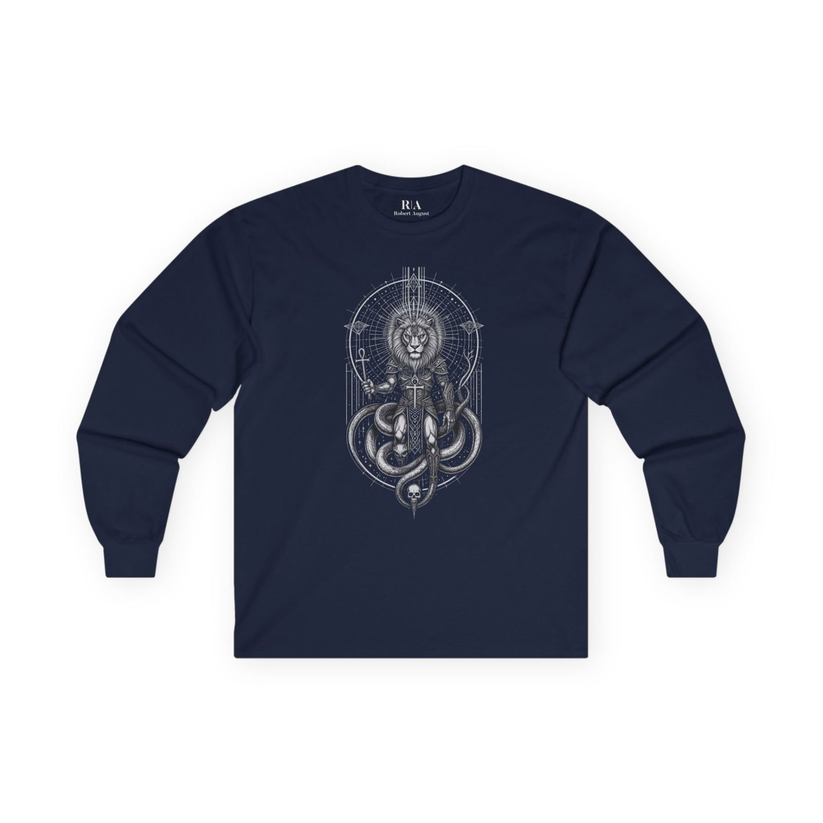 Ankh of Valor - Long Sleeve Graphic Tee - Image 4