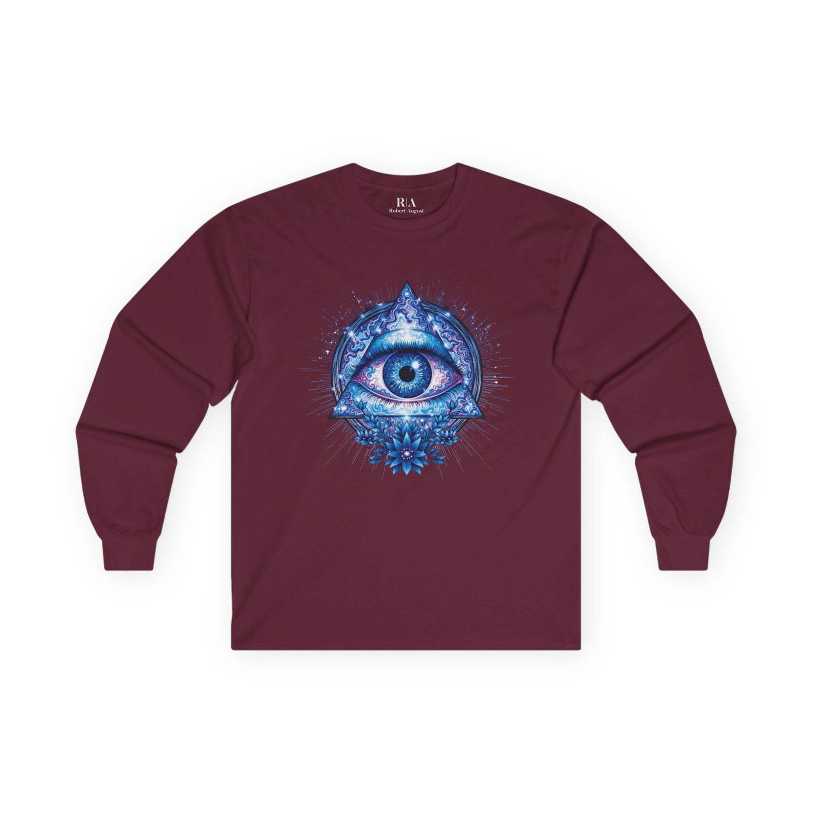 Azure Ascension - Long Sleeve Graphic Tee - Image 3