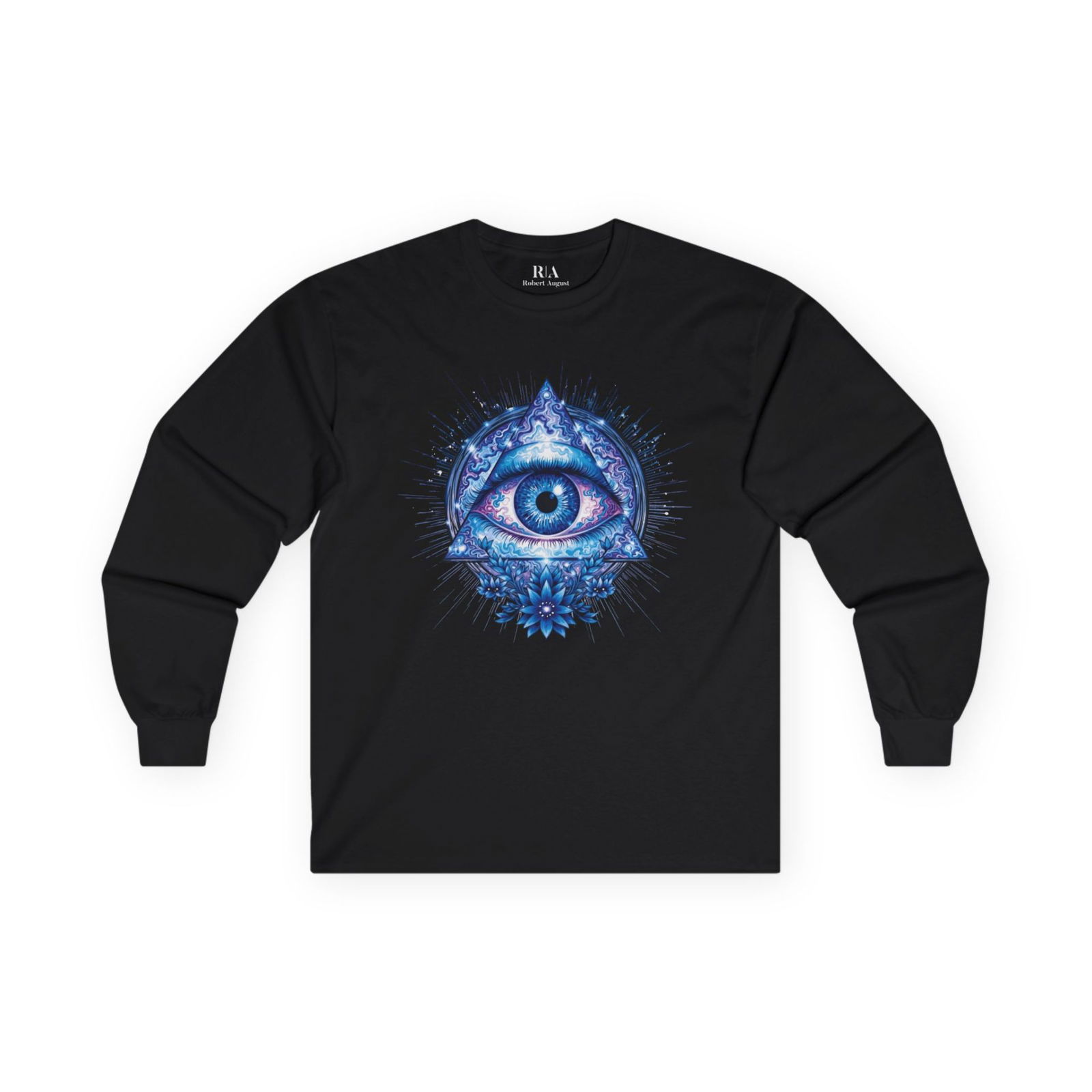 Azure Ascension - Long Sleeve Graphic Tee - Image 2