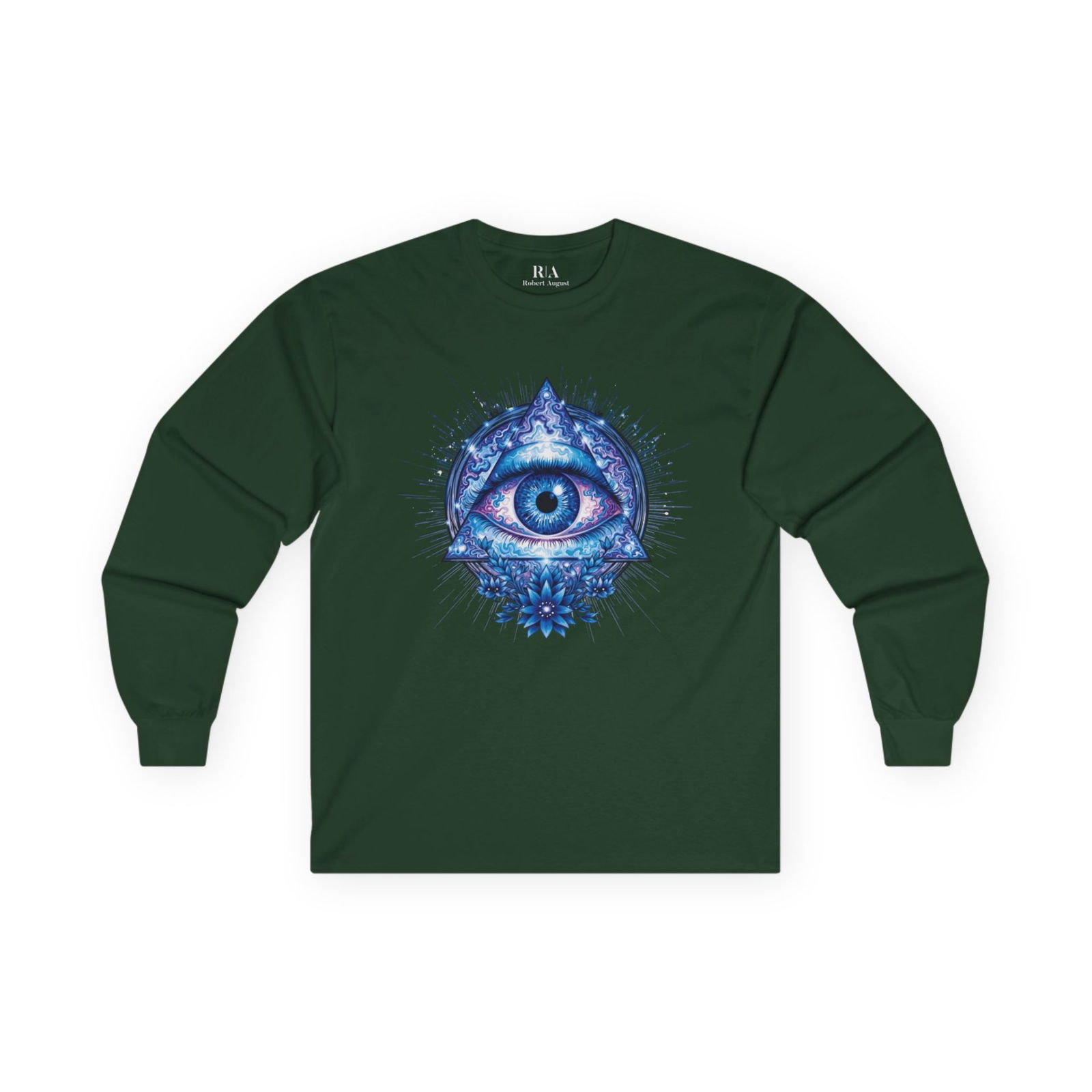 Azure Ascension - Long Sleeve Graphic Tee - Image 4
